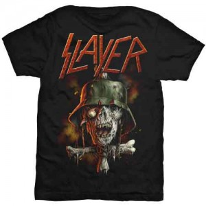 Slayer Unisex T-Shirt: Soldier Cross V.2 (Black) (X-Large)