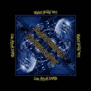 Iron Maiden Unisex Bandana: Live After Death (Black)