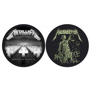 Metallica Turntable Slipmat Set: Master of Puppets / and Justice for All
