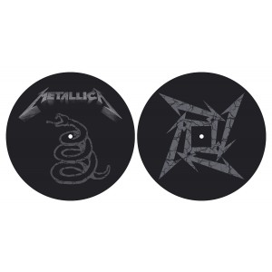 Metallica Turntable Slipmat Set: The Black Album