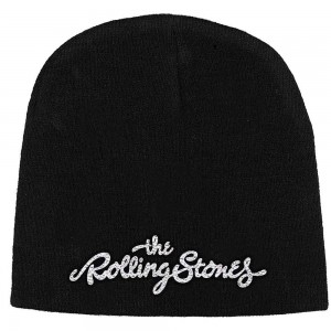 The Rolling Stones Unisex Beanie Hat: Logo (Black)