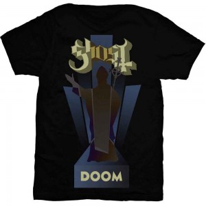 Ghost Unisex T-Shirt: Doom (Black) (X-Large)