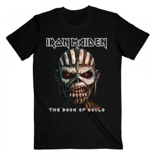 Iron Maiden Unisex T-Shirt: The Book of Souls (Black) (Small)