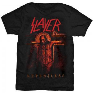 Slayer Unisex T-Shirt: Crucifix (Black) (Small)