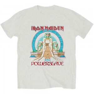 Iron Maiden Unisex T-Shirt: Powerslave Egypt (Heather Grey) (XX-Large)