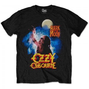 Ozzy Osbourne Unisex T-Shirt: Bark at the moon (Black) (Large)