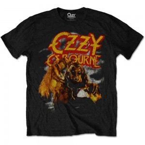 Ozzy Osbourne Unisex T-Shirt: Vintage Werewolf (Black) (Large)