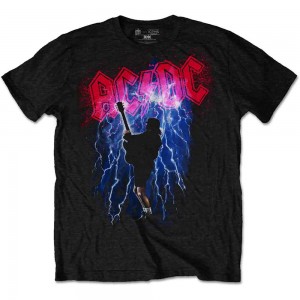 AC/DC Unisex T-Shirt: Thunderstruck (Black) (Large)