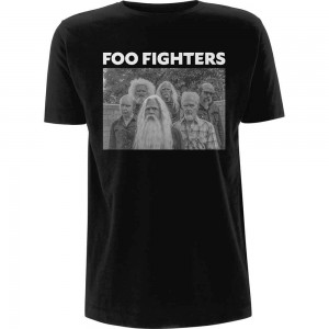 Foo Fighters Unisex T-Shirt: Old Band Photo (Black) (XX-Large)