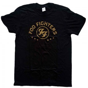 Foo Fighters Unisex T-Shirt: Arched Stars (Black) (X-Large)