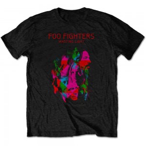 Foo Fighters Unisex T-Shirt: Wasting Light (Black) (Medium)