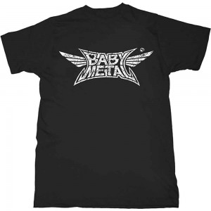 Babymetal Unisex T-Shirt: Logo (Black) (Large)