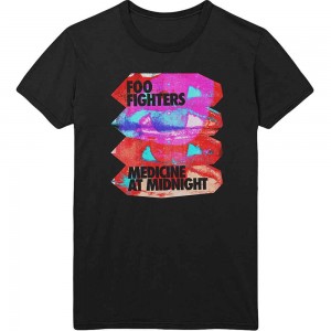 Foo Fighters Unisex T-Shirt: Medicine At Midnight (Black) (Small)