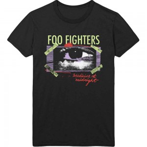 Foo Fighters Unisex T-Shirt: Medicine At Midnight Taped (Black) (Small)