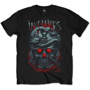In Flames Unisex T-Shirt: Through Oblivion (Black) (Medium)