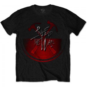Pink Floyd Unisex T-Shirt: The Wall Oversized Hammers (Black) (Large)
