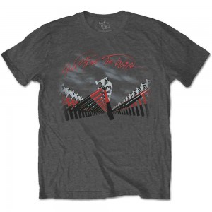 Pink Floyd Unisex T-Shirt: The Wall Marching Hammers (Charcoal Grey) (Small)