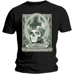 Ghost Unisex T-Shirt: Papa Cash (Black) (XX-Large)