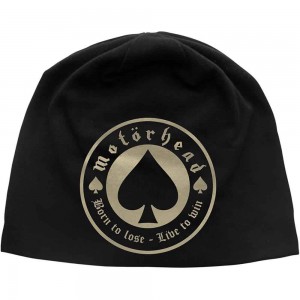 Motorhead Unisex Beanie Hat: Born to Lose (Black)
