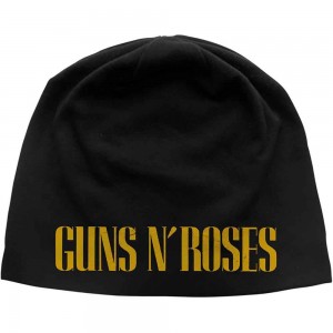 Guns N´ Roses Unisex Beanie Hat: Logo JD Print (Black)