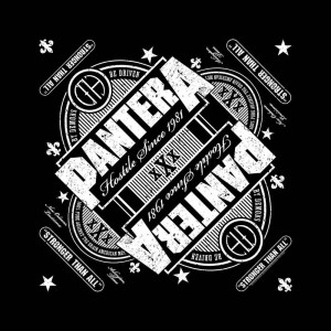 Pantera Unisex Bandana: Stronger than all (Black)