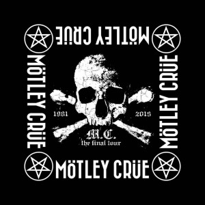 Motley Crue Unisex Bandana: The Final Tour (Black)