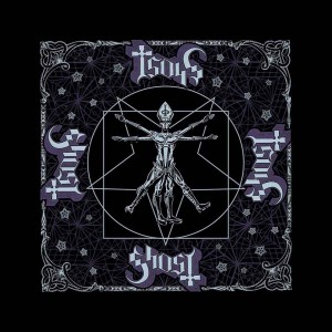 Ghost Unisex Bandana: Vitruvian Ghost (Black)