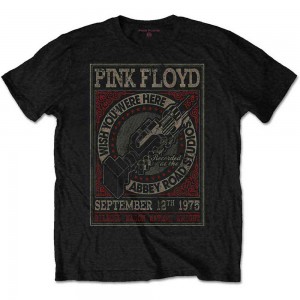 Pink Floyd Unisex T-Shirt: WYWH Abbey Road Studios (Black) (Small)