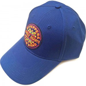 The Beatles Unisex Baseball Cap: Sgt Pepper Drum (Mid-Blue)