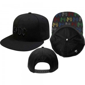 AC/DC Unisex Snapback Cap: Canon Pop-Art (Black)