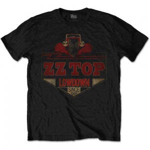 ZZ Top Unisex T-Shirt: Lowdown (Black) (Small)