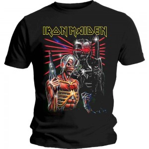 Iron Maiden Unisex T-Shirt: Terminate (Black) (XX-Large)