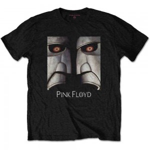 Pink Floyd Unisex T-Shirt: Metal Heads Close-Up (Black) (Medium)
