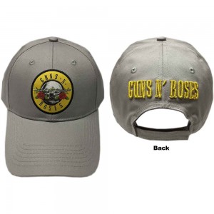 Guns N´ Roses Unisex Baseball Cap: Circle Logo (Grey)