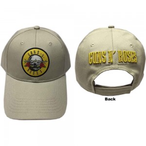 Guns N´ Roses Unisex Baseball Cap: Circle Logo (Sand)