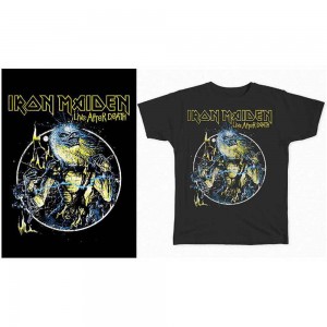 Iron Maiden Unisex T-Shirt: Live After Death (Black) (XX-Large)