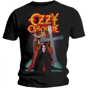 Ozzy Osbourne Unisex T-Shirt: Speak of the Devil Vintage (Black) (Large)