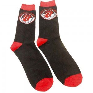The Rolling Stones Unisex Ankle Socks: Established (Black) (UK Size 7 - 11)