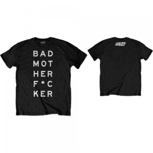 Machine Gun Kelly Unisex T-Shirt: Bad Mo-Fu (Black) (Back Print) (Medium)