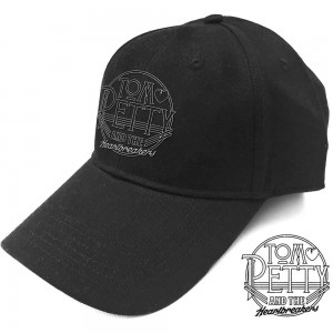 Tom Petty & The Heartbreakers Unisex Baseball Cap: Circle Logo (Black)