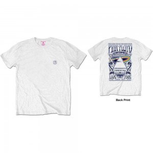Pink Floyd Unisex Retail Pack T-Shirt: Carnegie Hall (White) (Back Print) (XX-Large)