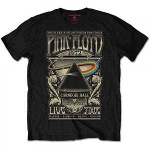 Pink Floyd Kids Retail Pack T-Shirt: Carnegie Hall Poster (Black) (1-2 Years)