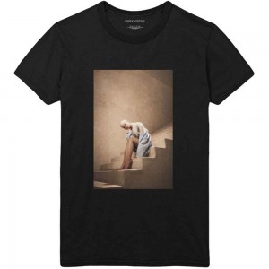 Ariana Grande Unisex T-Shirt: Staircase (Black) (Small)