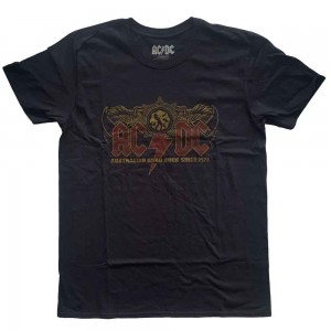 AC/DC Unisex T-Shirt: Oz Rock (Black) (X-Large)