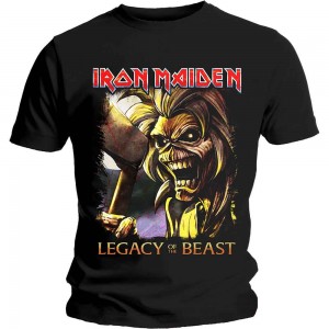 Iron Maiden Unisex T-Shirt: Legacy Killers (Black) (Medium)