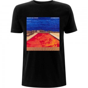 Red Hot Chili Peppers Unisex T-Shirt: Californication (Black) (Medium)