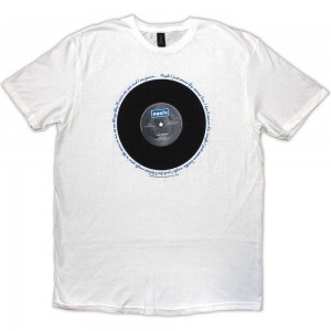 Oasis Unisex T-Shirt: Live Forever Single (White) (XX-Large)