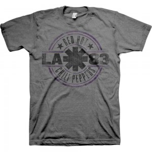 Red Hot Chili Peppers Unisex T-Shirt: LA 83 (Heather Grey) (X-Large)