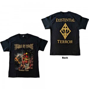 Cradle Of Filth Unisex T-Shirt: Existence is Futile (Black) (Back Print) (Small)
