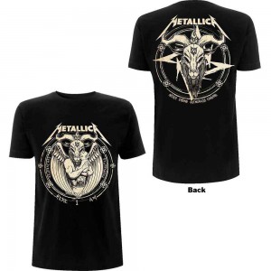 Metallica Unisex T-Shirt: Darkness Son (Black) (Back Print) (XX-Large)